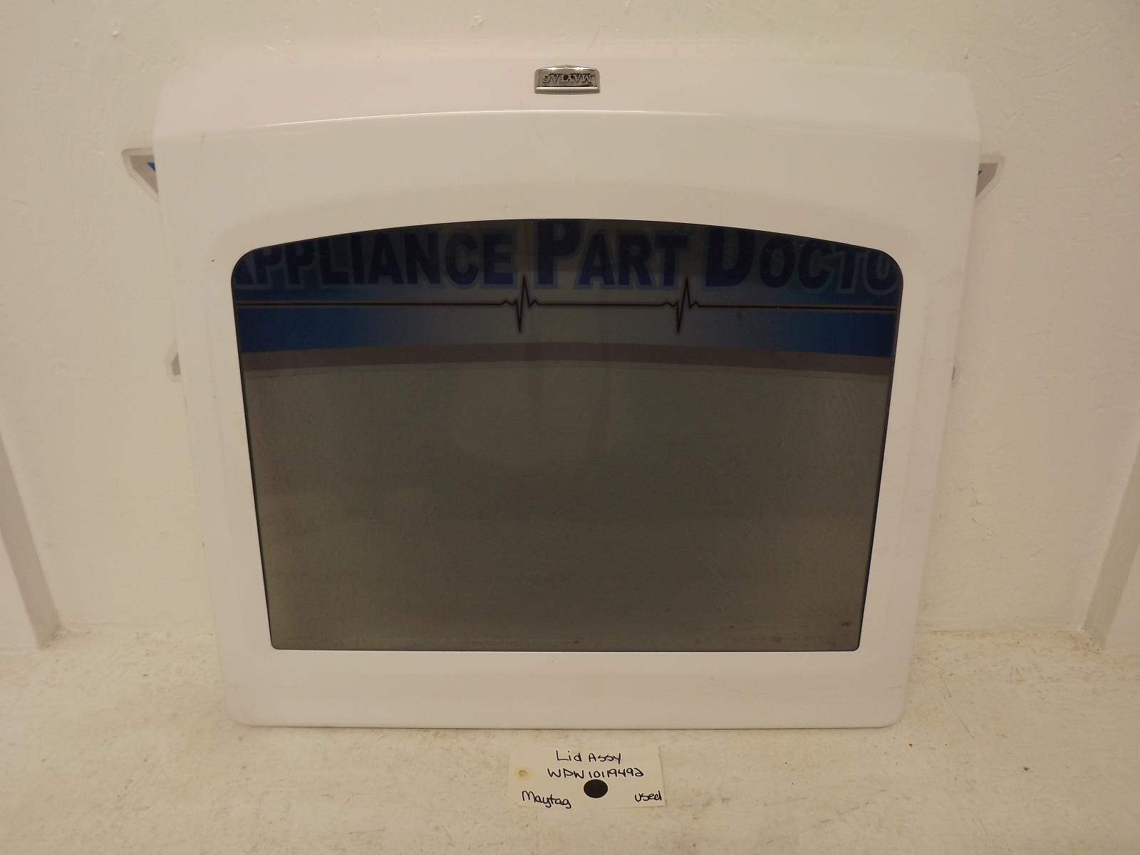 Maytag Washer WPW10119492 Lid Assy Used Maytag Washer WPW10119492 Lid Assy Used